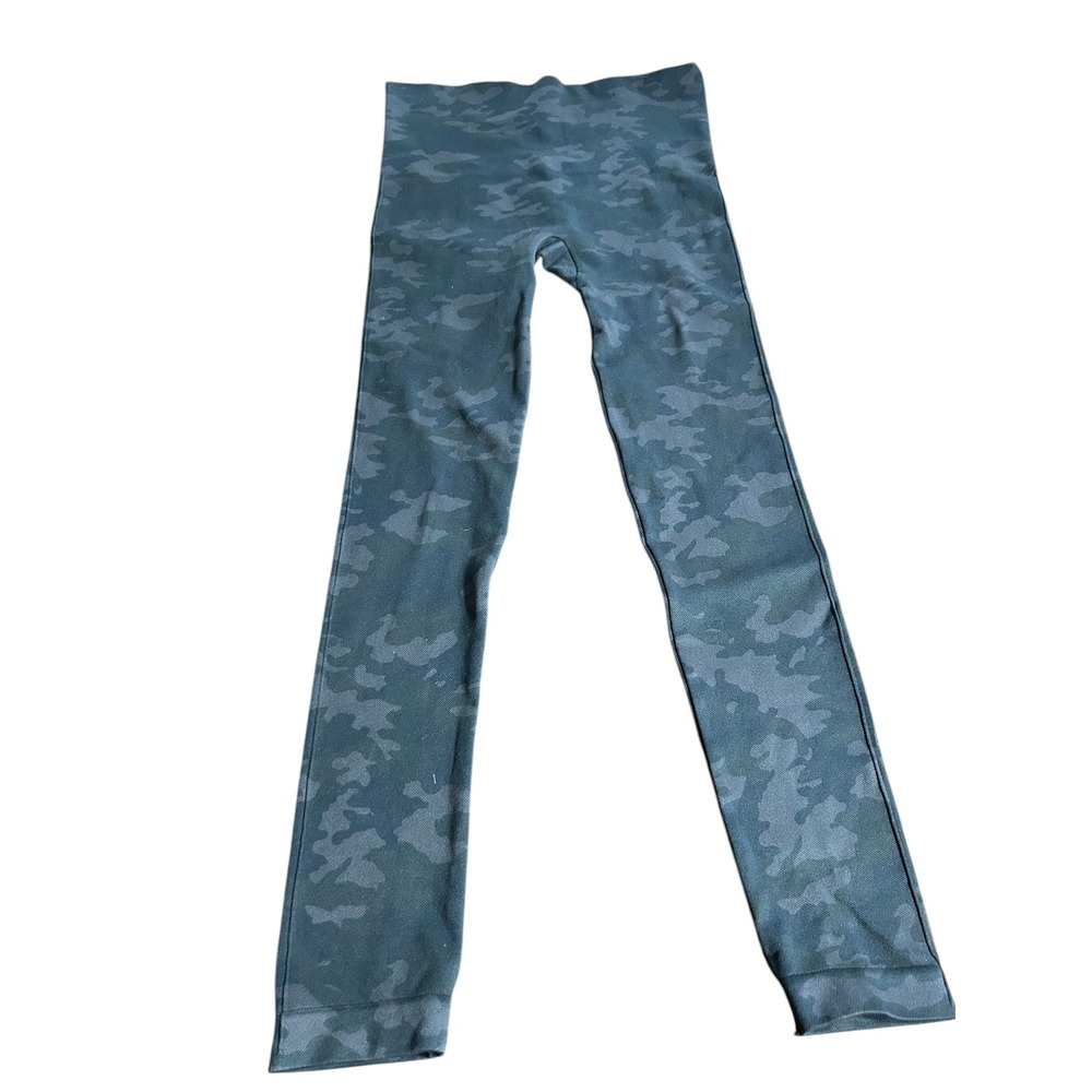 SPANX Camouflage Seamless Leggings Women's M Dark GreenAthleisure Comfort